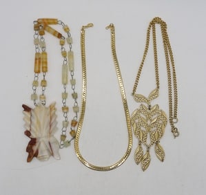(3) VTG FASHION NECKLACES