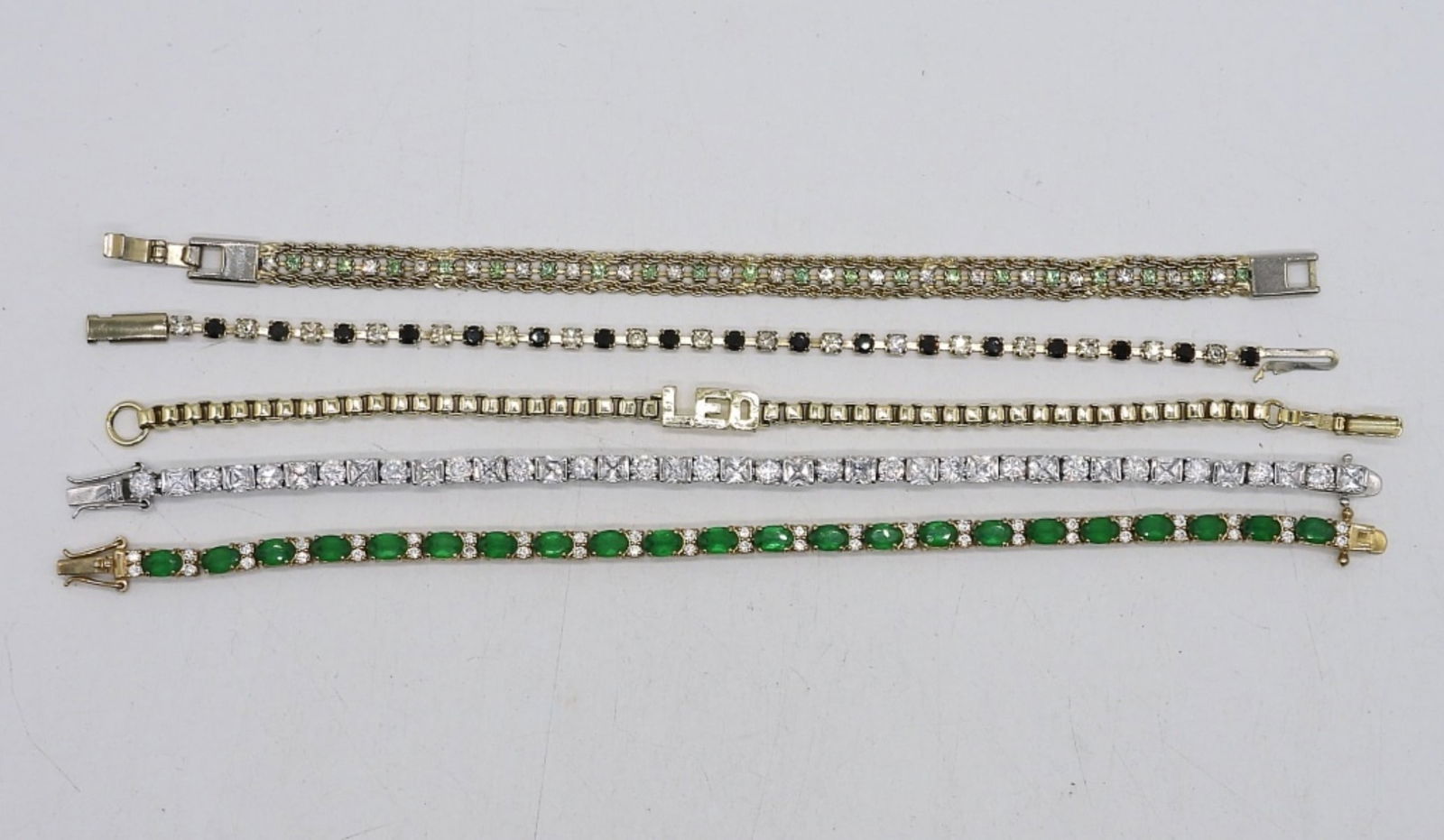 (5) GEMSTONE BRACELETS (1 of 1)