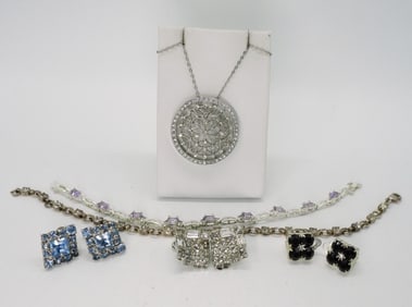 VTG RHINESTONE JEWELRY (6)