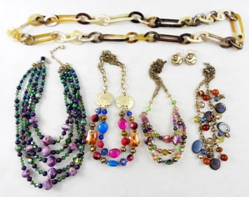 CAT EARRINGS AND STATEMENT NECKLACES