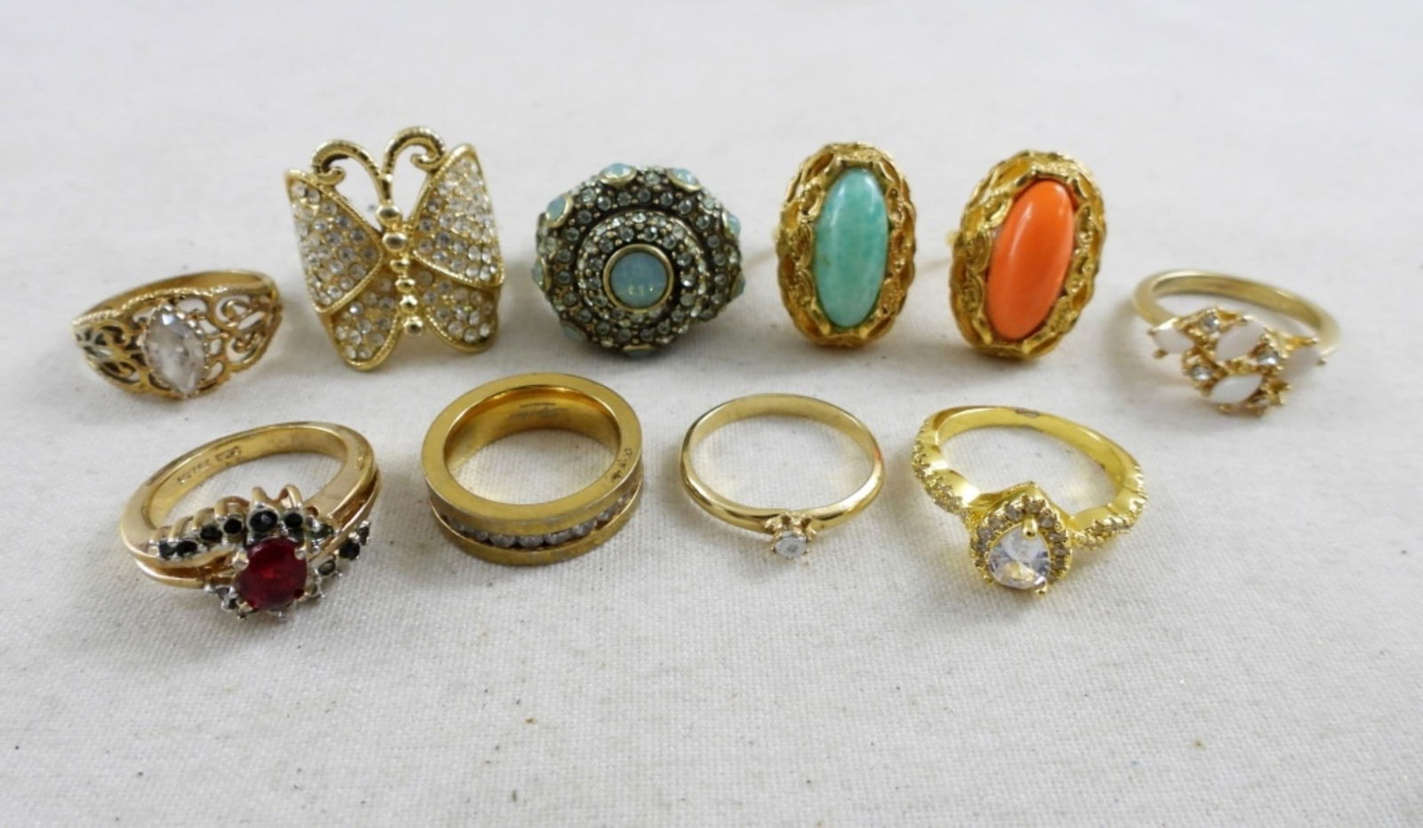 (10) FASHION RING LOT (1 of 2)