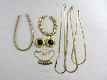 (8) MIXED GOLD TONE LOT