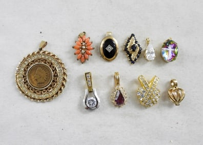 (10) VTG PENDANT LOT