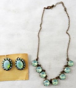 VTG BLUE STONE SET