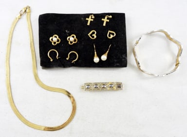 BEAUTIFUL GOLD TONE JEWELRY FASHION SET