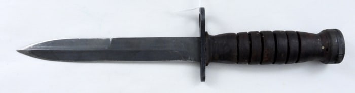 MILITARY BAYONET KNIFE w/LEATHER