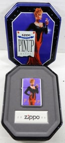 1996 SEALED ZIPPO PINUP GIRL JOAN "THE WINDY CITY