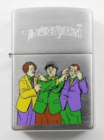SEALED 1996 THREE STOOGES ZIPPO LIGHTER