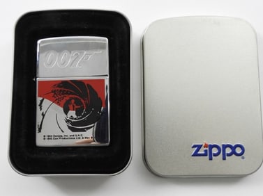 1996 SEALED JAME BOND TORNADO ZIPPO