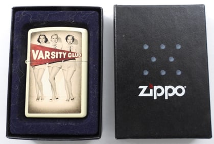 2012 SEALED VARSITY CLUB ZIPPO LIGHTER