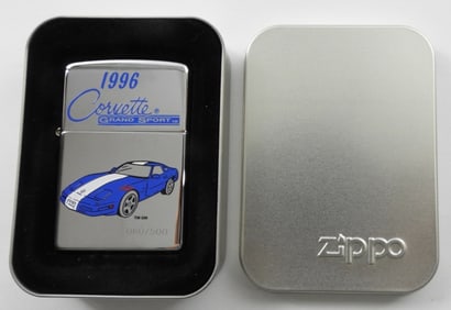 2003 SEALED CORVETTE 96' GRAND SPORT ZIPPO
