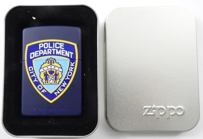2004 SEALED NEW YORK POLICE DEPART. ZIPPO