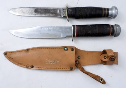 CASE & BOWIE FIXED BLADE KNIFE LOT