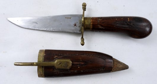 INDIA DECORATIVE HANDLE FIXED BLADE