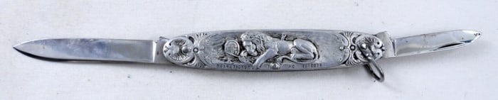 ANTIQUE WILLIAM TELL 2-BLADE KNIFE