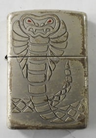 2003 FIRED KING COBRA SNAKE ZIPPO