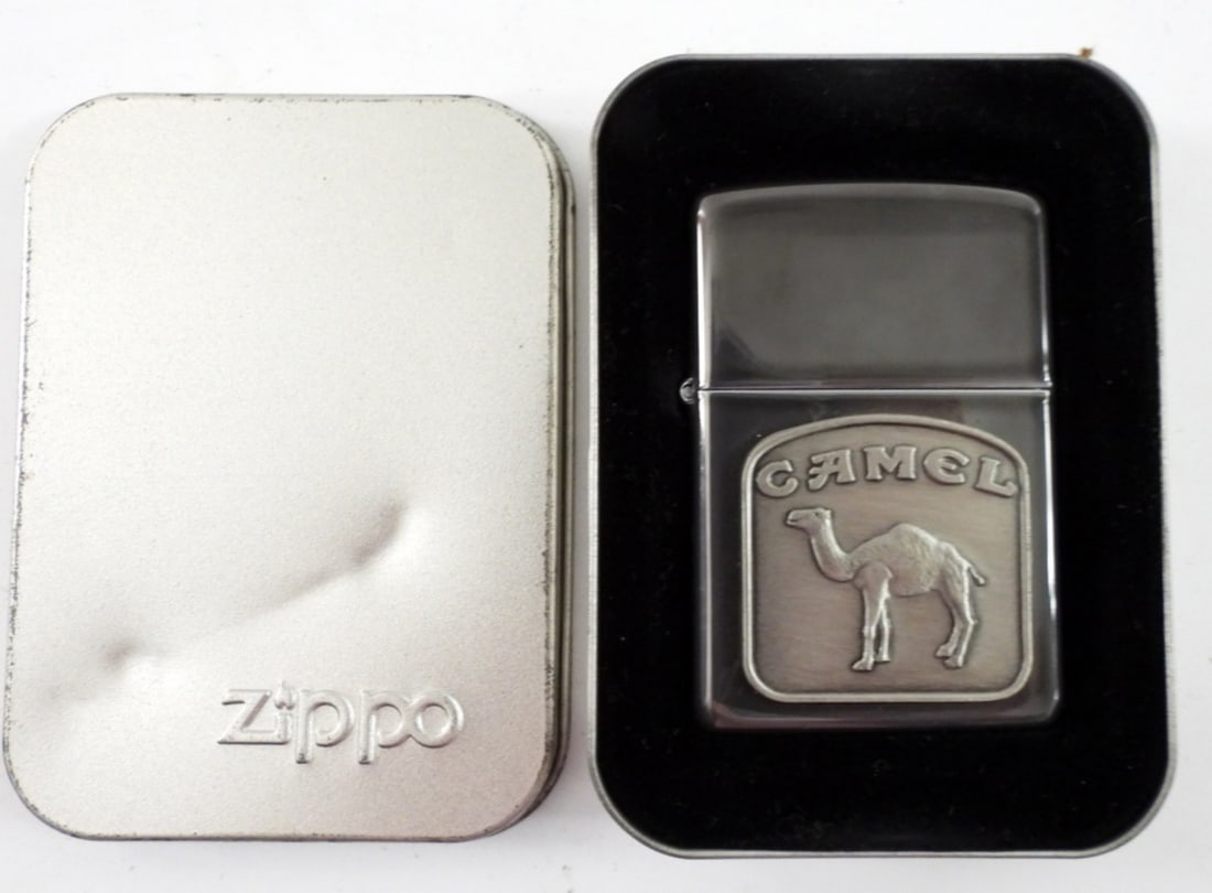 1997 SEALED CAMEL BEAST ZIPPO: 1997 SEALED CAMEL BEAST ZIPPO IN TIN