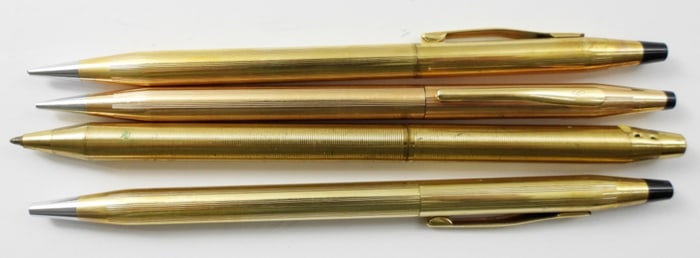 CROSS 14K CLASSIC PENS & PENCILS LOT