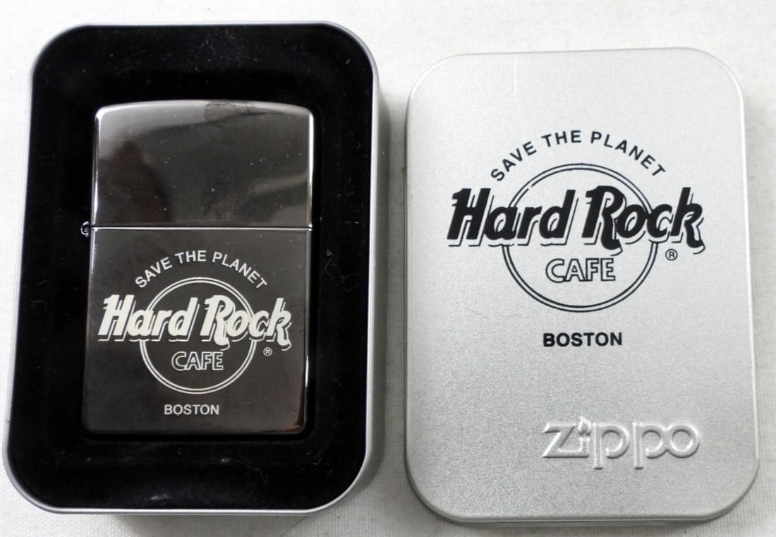 2003 SEALED HARD ROCK BOSTON ZIPPO LIGHTER (1 of 3)