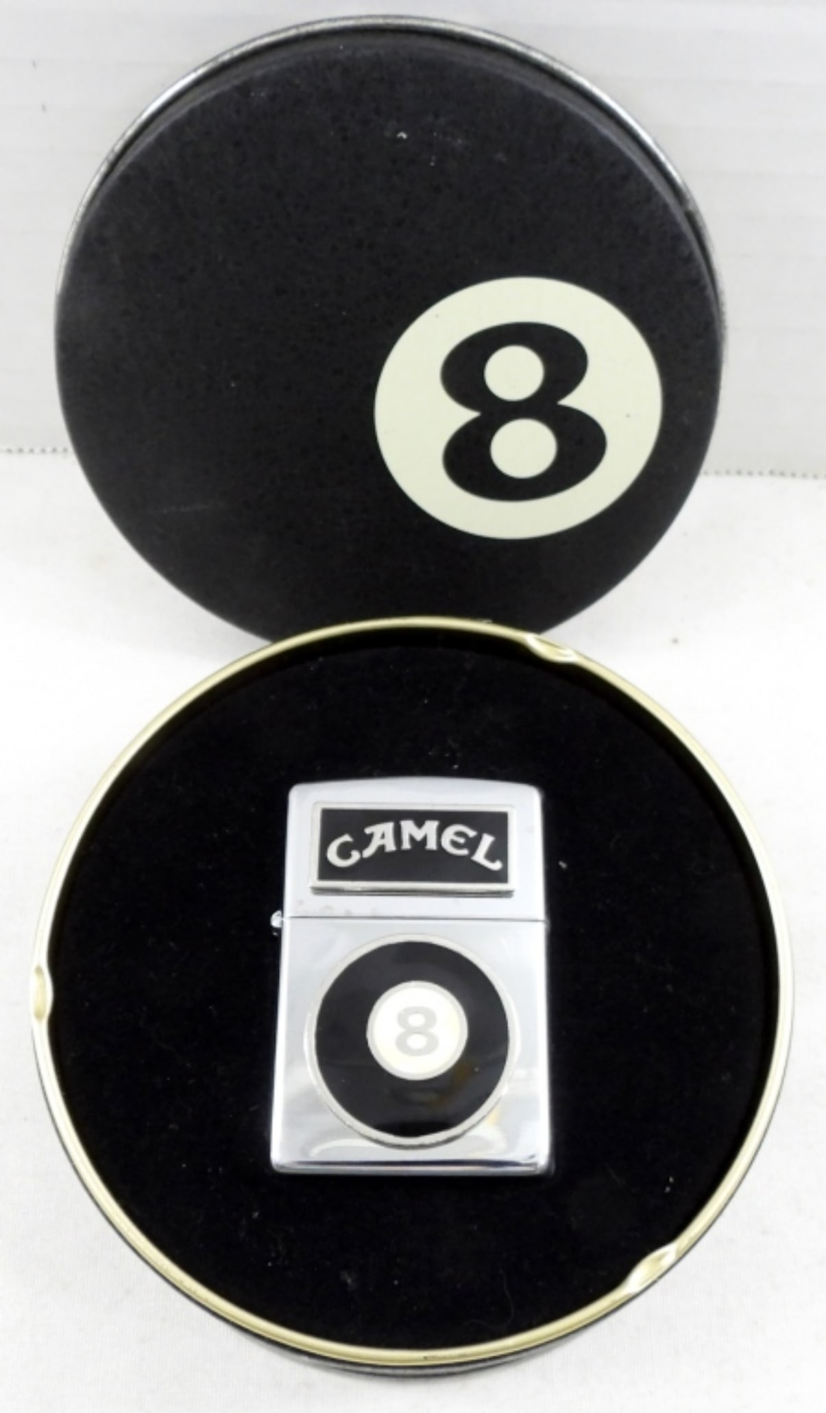 1994 SEALED ZIPPO CAMEL 8-BALL LIGHTER (1 of 4)