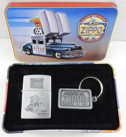 1998 SEALED BRADFORD PA ZIPPO KEYCHAIN BOXSET