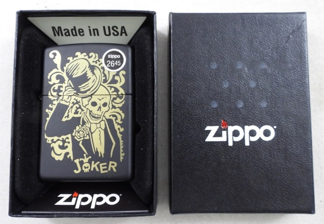2020 SEALED ZIPPO JOKER LIGHTER: SEALED, IN A ZIPPO BOX
