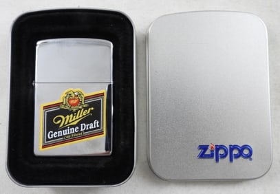 1996 SEALED MILLER ZIPPO LIGHTER