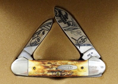 1986 GEOFF BODINE CASE KNIFE DAYTONA 500