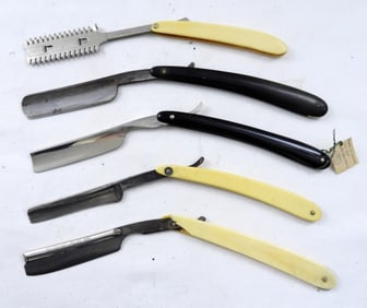 5 ASSORTED VINTAGE RAZORS