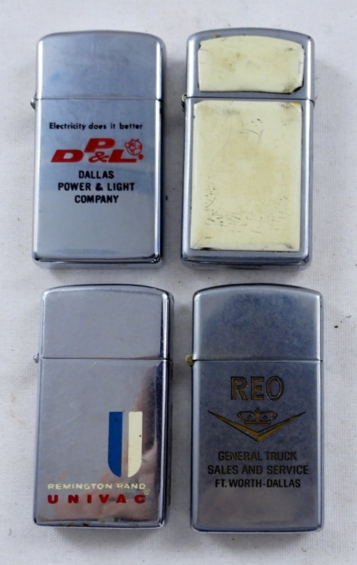 (4) VTG SLIM ZIPPOS 1990,1983,1966,1959 (1 of 4)