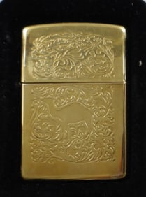 1995 CAMEL ZIPPO GOLD TONED