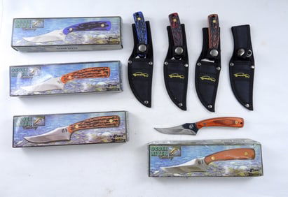 OCOEE RIVER 7" KNIVES WITH SHEATH (4)