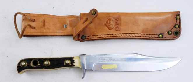 VTG PUMA BOWIE 6396 KNIFE IN SHEATH