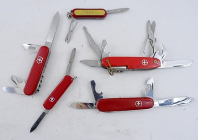 (5) SWISS ARMY MIXED LOT