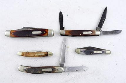 (5) OLD TIMER KNIVES