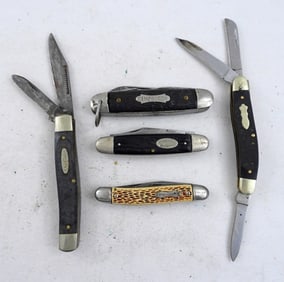 (5) OLD CUTLER MIX LOT KNIVES