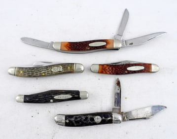 (5) MIXED POCKET KNIVES LOT