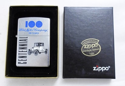 2003 SEALED 100 ANN. FORD MOTOR ZIPPO