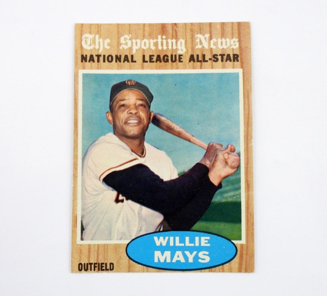 1962 TOPPS #395 WILLIE MAYS (1 of 2)