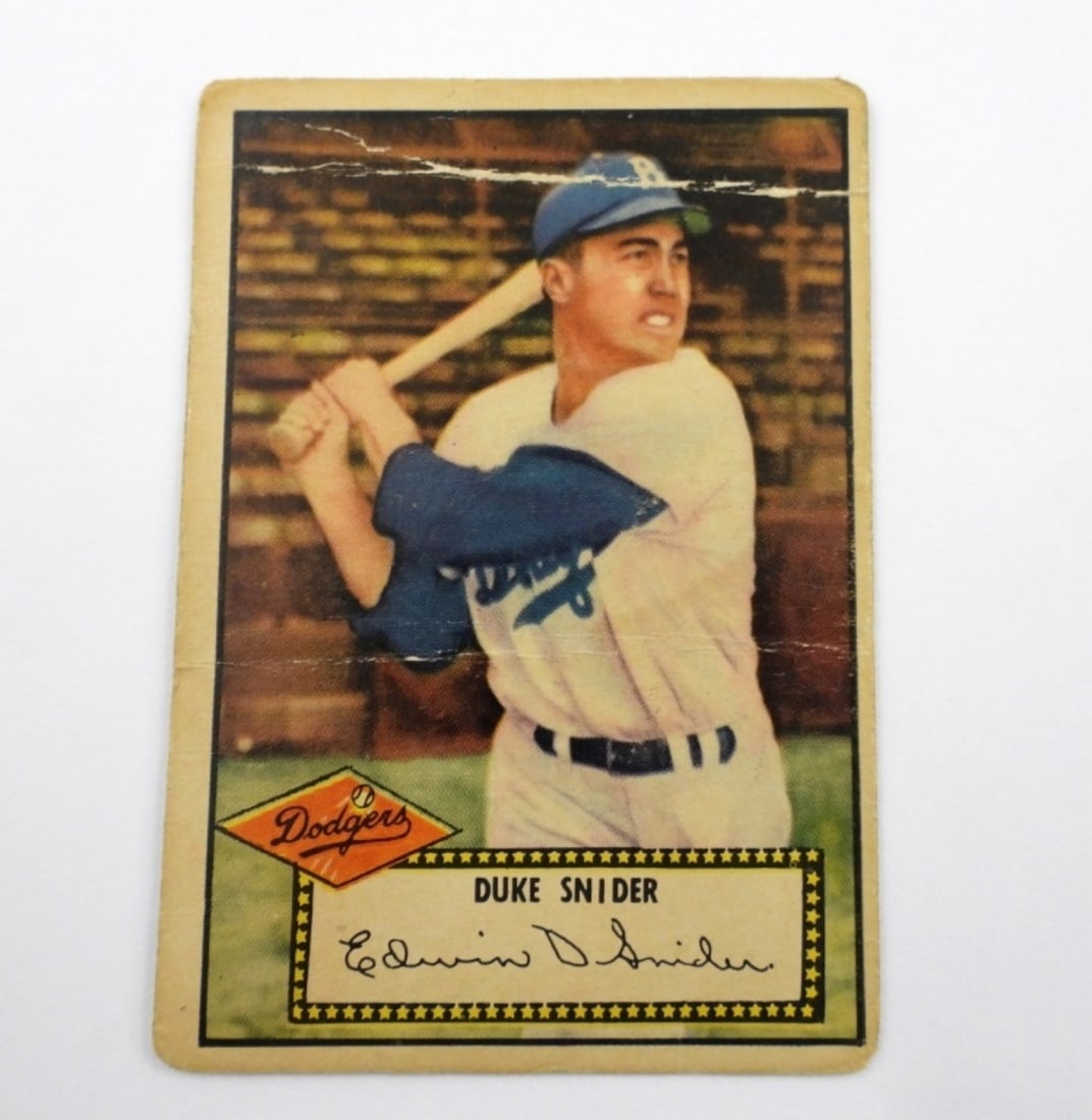 1952 TOPPS #37 DUKE SNIDER (1 of 2)