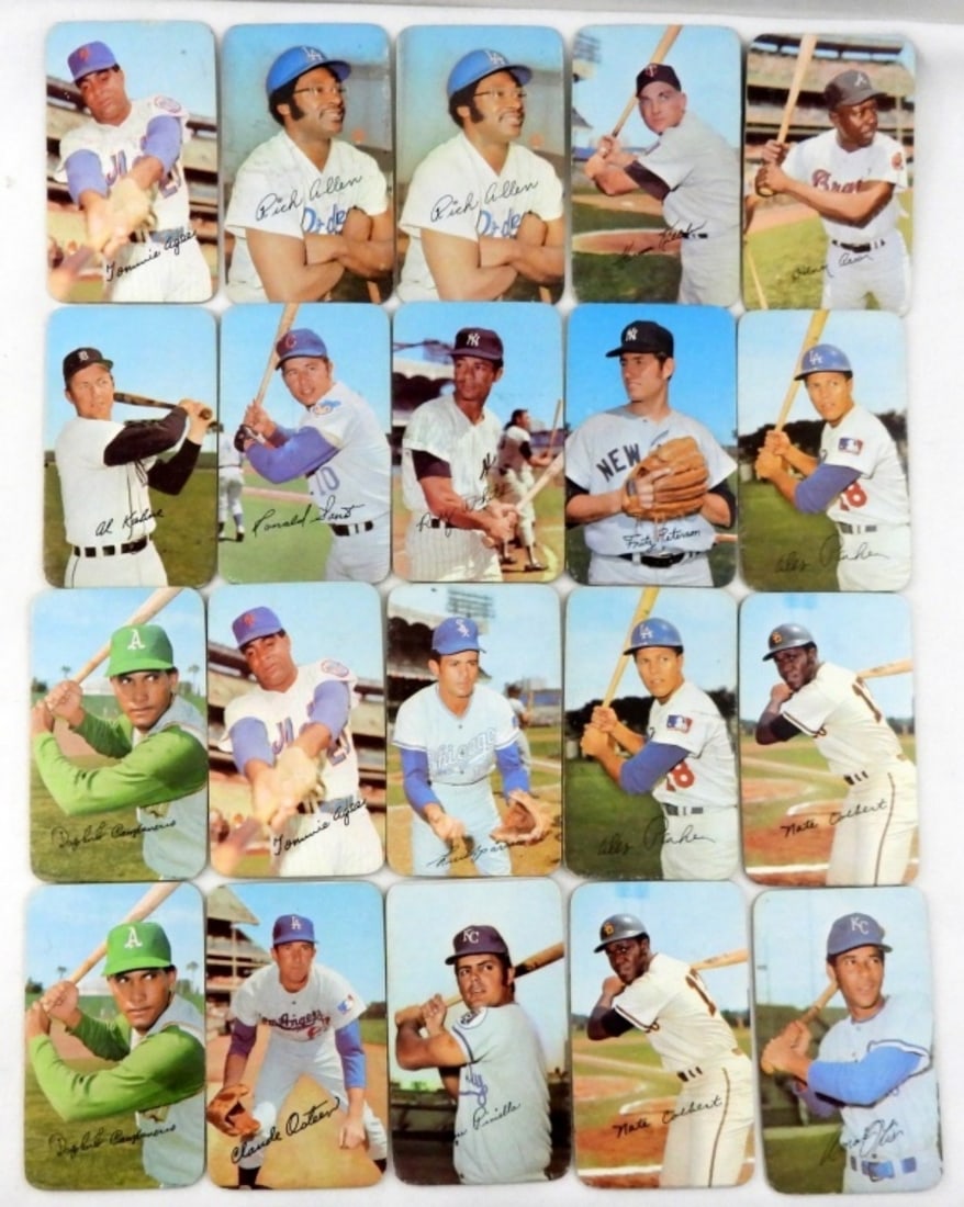 (20) 1971 TOPPS SUPER BASEBALL CARDS (1 of 2)