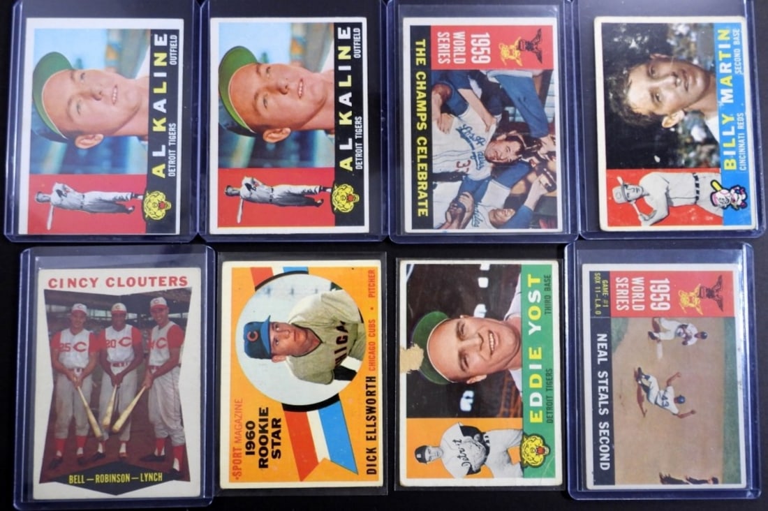 (8) 1960 TOPPS BASEBALL CARD LOT (1 of 2)