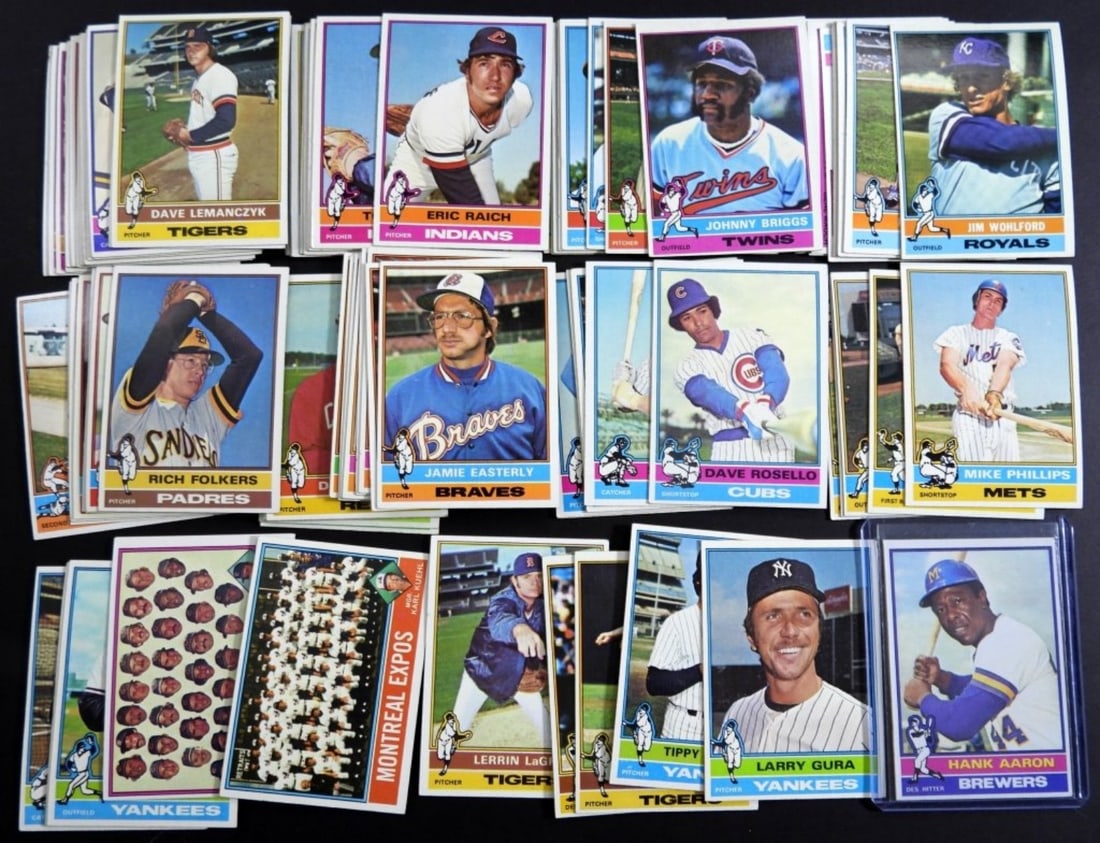 1976 TOPPS HANK AARON & (88) OTHER (1 of 3)