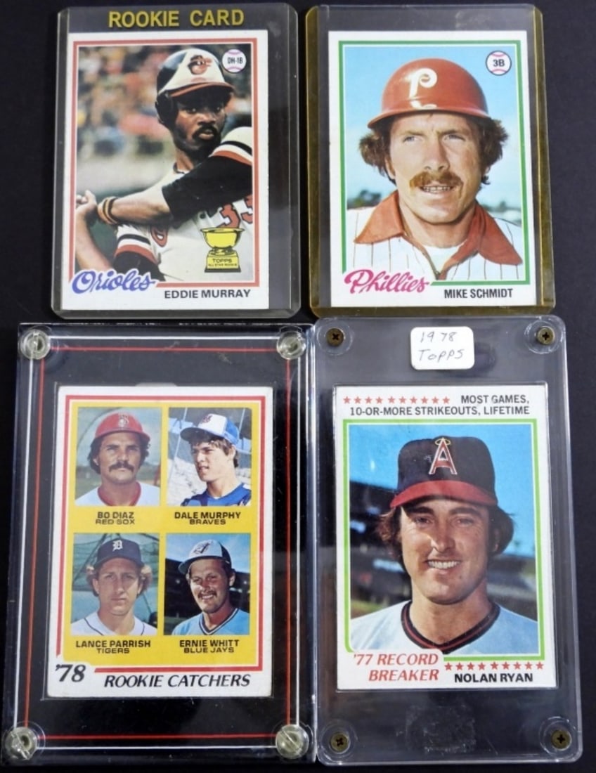 (4) 1978 TOPPS BASEBALL STAR CARDS (1 of 2)