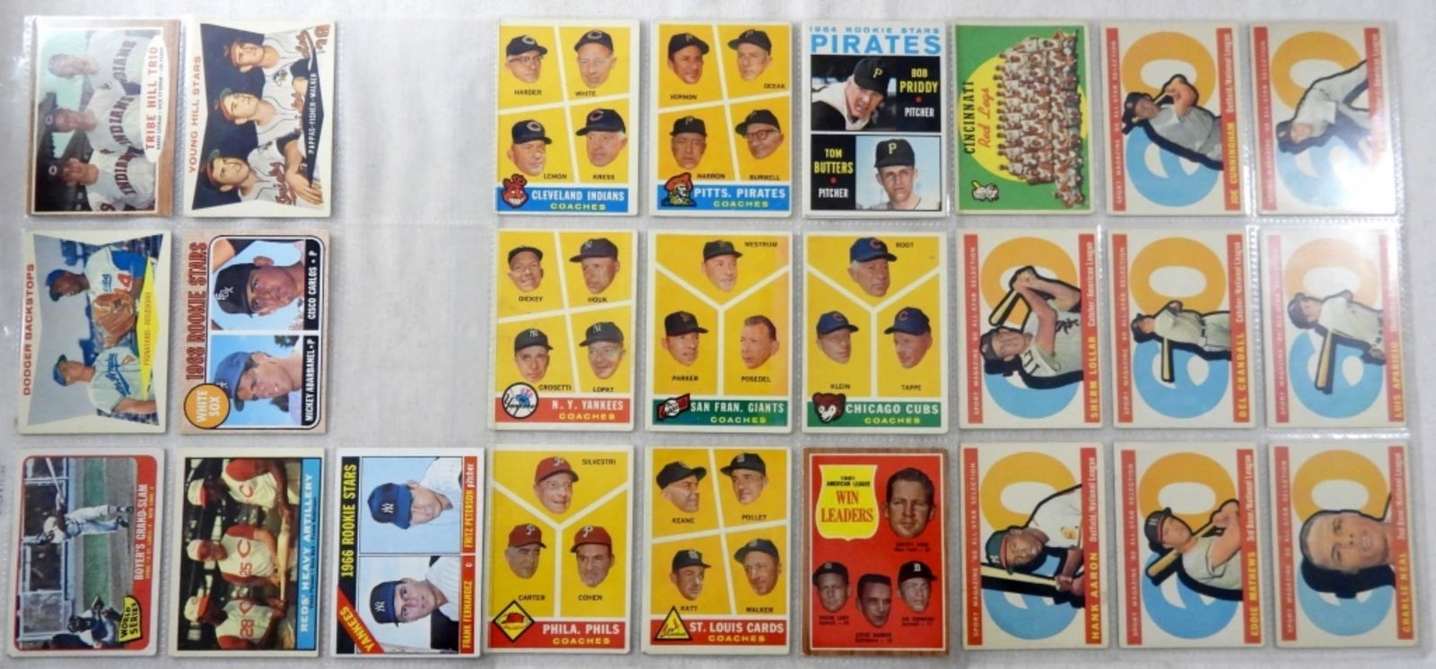(17) 1960 TOPPS w/ALL STAR LINE UP (1 of 3)