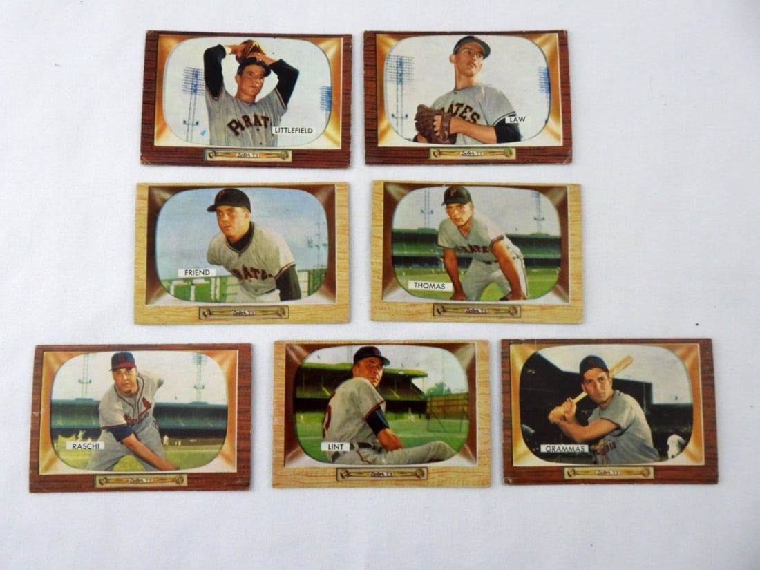 1955 BOWMAN PIRATES & CARDINALS LOT (1 of 2)
