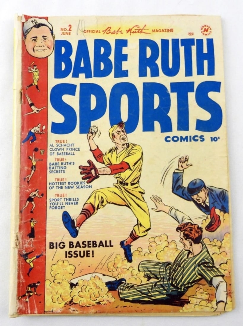 1949 BABE RUTH SPORTS COMIC #2 (1 of 3)