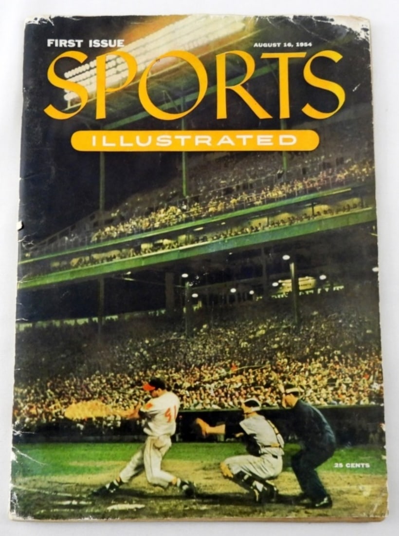 1ST ISSUE SPORTS ILLUSTRATED w/ INSERT CARDS (1 of 3)