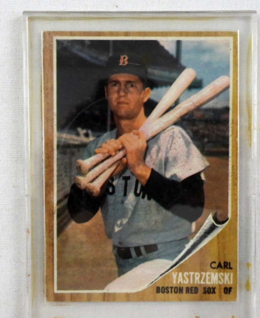 1962 T CARL YASTRZEMSKI CARD: 1962 TOPPS # 425 YASTRSEMSKI, VGEX, BID NOW!