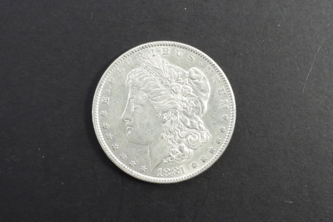 1881 MORGAN DOLLAR AU: ONE STOP SHOP FOR ANTIQUES, COLLECTIBLES, AND COINS